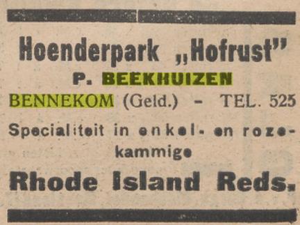 1932 advertentie in Algemeen Nederlandsch Landbouwblad