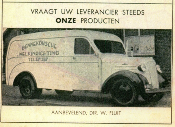 Fluit Wandelkaart Oranje Nassau’s Oord bijgewerkt 1940