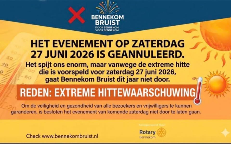 ✨ Bennekom Bruist gaat niet door