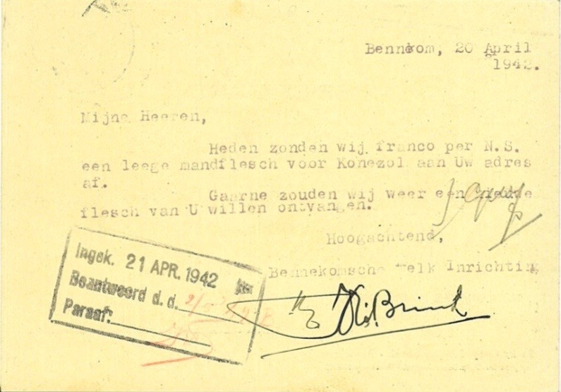 W. Fluit briefkaart 2 achter Bennekom