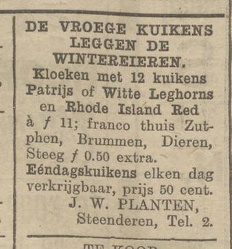 adv vroege kuikens